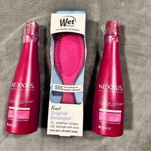 Hair Care Bundle - Nexus Color Assure Conditioner (x 2) & Wet Brush